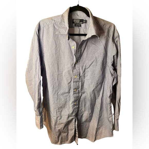Polo Ralph Lauren Men’s Blue Plaid Andrew Cotton Long Sleeve Button Down Shirt - Picture 1 of 7